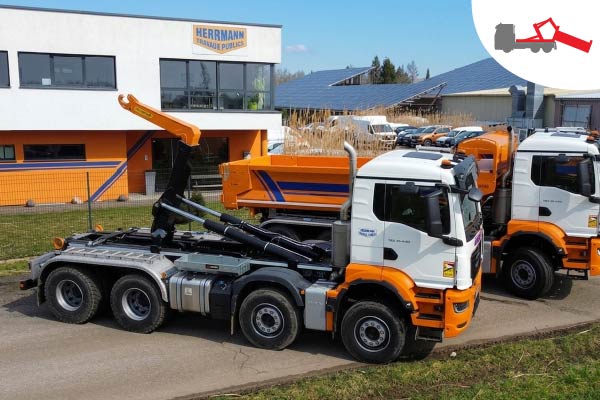 Bras de manutention - polybenne Mathis Carrosserie